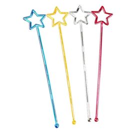 Hollow Star Cocktail Stirring Sticks Disposable Beverage Coffee Stirrers, 30Pcs Hollow Star Cocktail Stirring Sticks Disposable Beverage Coffee Stirrers, 30Pcs